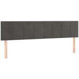  Box spring postelja z vzmetnico temno siva 180x200 cm žamet, (20791005) | Shoptok.si