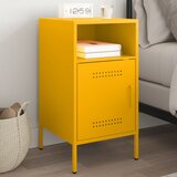 vidaXL Noćni ormarić boja senfa 36x39x68cm hladno valjani čelik | shoptok.hr