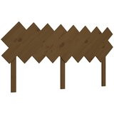 Maison Chic posteljno vzglavje - vzglavna omarica - nočna omarica medeno rjavo 159,5x3x80,5 cm trdna borovina, (21707300) | Shoptok.si