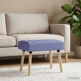  Klupa s utorima Traper plava 60 x 40 x 45 cm Tkanina | shoptok.hr