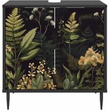  Kupaonski ormar RHENEN Crni hrast 60 x 40 x 61 cm | shoptok.hr