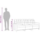  Trosjed crvena boja vina 180 cm od umjetne kože | shoptok.hr