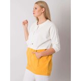RELEVANCE Tunic-RV-TU-6851.28-White-Yellow | Shoptok.si