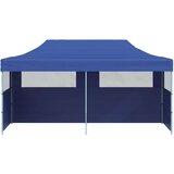 Šator za svadbe - šator za zabave Plava 291 x 580 x 315 cm Oxford tkanina - Plava s dvije bočne zidove Da | shoptok.hr
