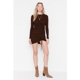 Trendyol Brown Lace Detailed Knitwear Dress Cijene