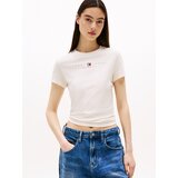 Tommy Jeans Majice s kratkimi rokavi TJW SLIM TJ US LINEA DW0DW21422 Bela | Shoptok.si