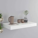 vidaXL Plutajuća zidna polica bijela 40 x 23 x 3,8 cm MDF | shoptok.hr