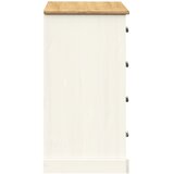  Komoda s ladicama VIGO 113x40x75 cm bijela od masivne borovine | shoptok.hr