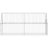  Kavez za kokoši srebrni 400 x 100 x 190 cm od pocinčanog čelika | shoptok.hr