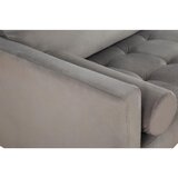 P & B 3-sedežna Zofa Janina Sivi Velvet 211x88 Cm | Shoptok.si