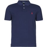 Polo Ralph Lauren POLO AJUSTE DROIT EN COTON BASIC MESH LOGO PONY PLAYER Blue Cijene