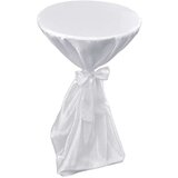 vidaXL Pregrinjalo za Mizo 60 cm Bele Barve s Trakom 2 kosa | Shoptok.si