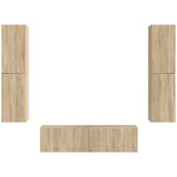  Set TV komoda 6 pcs Sonoma hrast Konstruirano drvo | Eponuda.com