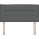 vidaXL LED uzglavlje Linije dizajn tamno sivo 80 cm Tkanina | shoptok.hr