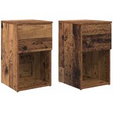 Ormarić za krevet 2 pcs Staro drvo 29 x 31,5 x 49 cm | shoptok.hr