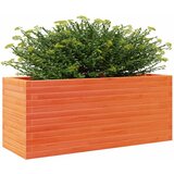  Vrtna sadilica voštano smeđe boje 110x40x46 cm od borovine | shoptok.hr