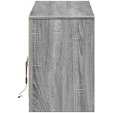 TV ormarić s LED svjetlima boja hrasta 140x34x50 cm drveni | shoptok.hr