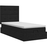  Podesivi krevet s madracem Crna 90 x 190 cm Tkanina | shoptok.hr