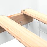 Okvir kreveta s uzglavljem Bijela 80 x 200 cm Konstruirano drvo | shoptok.hr