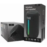 SPK-BT-LED-07 Portable Bluetooth LED speaker, 5W, BT, FM, USB, Handsfree, Black