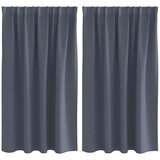  Zavjese za blackout s prstenovima 2 pcs Antracit 140 x 140 cm | shoptok.hr