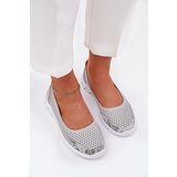 VINCEZA Leather perforated ballerinas Cijene