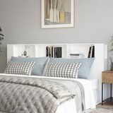 Maison Chic vzglavna omarica - nočna omarica - posteljna omarica bela 220x18,5x104,5 cm, (21704987) | Shoptok.si