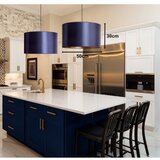  Duolla - Visilica na sajli CANNES 1xE27/15W/230V prečnik 50 cm crna/bakarna | Eponuda.com