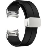 INF 20 mm silikonski pašček za uro s črno zaponko Black, (21757196) | Shoptok.si
