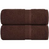  Ručnici za goste FROGN 2 kom. Smeđi 30x50 cm 360 g/m² | Shoptok.si