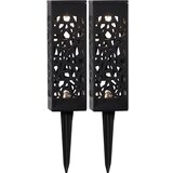 Star Trading Komplet 2 zunanjih solarnih svetilk LED Izola, višina 18 cm | Shoptok.si
