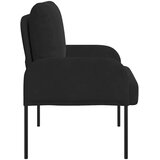 Sofe s jastukom 55cm Crna Šperploča - Crna 55 cm | shoptok.hr