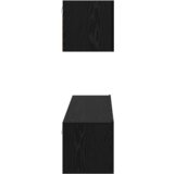 vidaXL Komplet enote za TV Drugo 4 pcs Črni hrast 60 x 30 x 30 cm | Shoptok.si