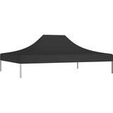 Krov za šator za zabave 4,5 x 3 m crni 270 g/m² | shoptok.hr