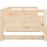  Izvlečna dnevna postelja trdna borovina 2x(90x200) cm, (20684985) | Shoptok.si