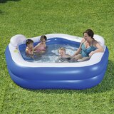 Bestway Porodični bazen Family Fun 213x206x69 cm sa sedištima i držačima za čaše | ePonuda.com