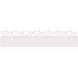 vidaXL Robniki za trato 30 pcs Bela 103 x 0,05 x 22 cm Jeklo, (5000111070) | Shoptok.si