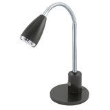 Eglo fox stolna/1, led, gu10, 1x3w, 240lm, antracit/krom | shoptok.hr