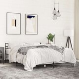  Posteljni okvir siva sonoma 120x190 cm inženirski les in kovina, (21166055) | Shoptok.si