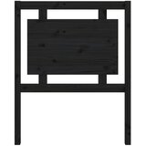  Uzglavlje za krevet crno 80,5 x 4 x 100 cm od masivne borovine | shoptok.hr