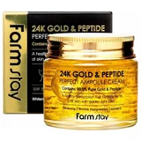 Farmstay 24K Gold & Peptide Perfect Ampoule Cream hidratantna krema protiv starenja lica 80 ml