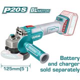 Total Baterijska ugaona brusilica, solo, 125 mm, BL | ePonuda.com