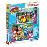 Clementoni Mickey and roadster racers 2x20delova ( 070343 ) | ePonuda.com