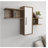Hanah home zidna polica olida walnut white | ePonuda.com
