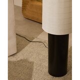 Kave Home Bijela/crna stojeća svjetiljka s tekstilnim sjenilom (visina 142 cm) Dulan – | shoptok.hr