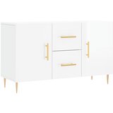 Maison Chic Komoda - Predalnik visok sijaj bela 100x36x60 cm inženirski les, (21721027) | Shoptok.si