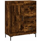Maison Chic Komoda - Predalnik dimljeni hrast 69,5x34x90 cm inženirski les, (21718413) | Shoptok.si