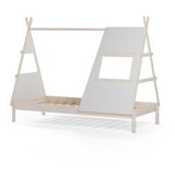 Marckeric Krem dječji krevet od masivnog bora u obliku kućice s podnicom 90x200 cm Enola – | shoptok.hr