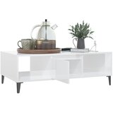  Stolić za kavu sjajni bijeli 103,5x60x35 cm konstruirano drvo | shoptok.hr