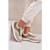 Boto Women Sports Shoes With Panther Print On Platform Green Davinara | shoptok.hr